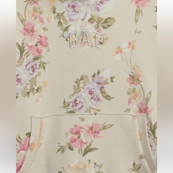 NWT Kids Gap x LoveShackFancy floral kids hoodie - Picture 3 of 6